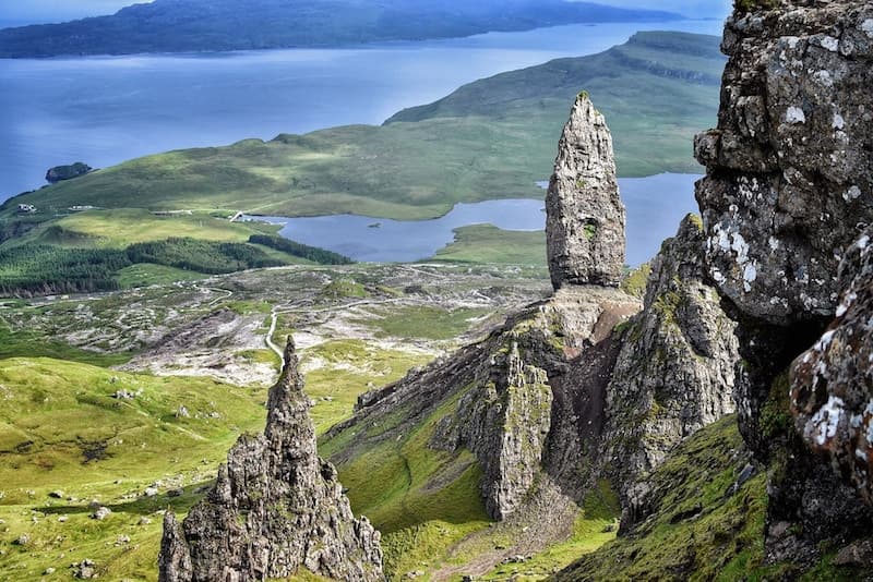 The Old Man of Storr on the Isle of Skye in Scotland