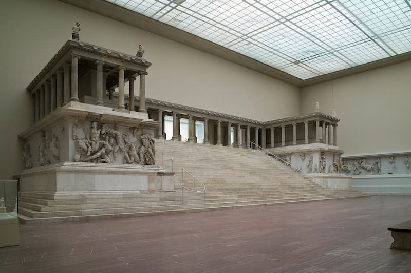 The Pergamon Alter at the Pergamon Museum in Berlin, Germany