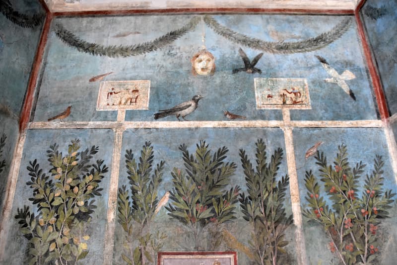 Fresco at House of the Orchard, Pompeii