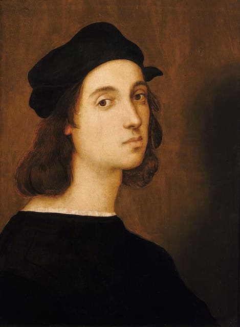 Raphael Sanzio self-portrait painting