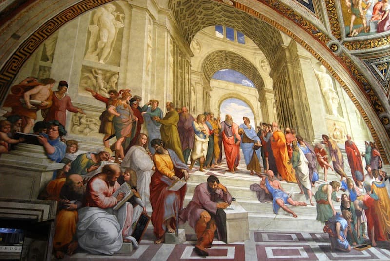 Raphael's School of Athens painting