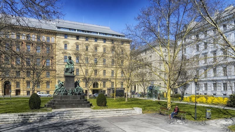 Beethoven Plaza in Vienna, Austria