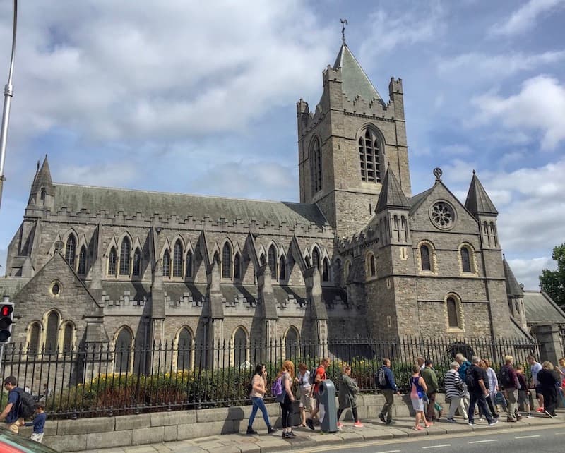 Christ Church Cathedral in Dublin, Ireland.