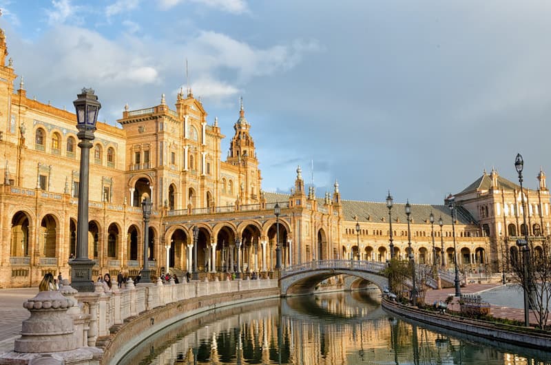 Plaza de Espana in Seville, Spain